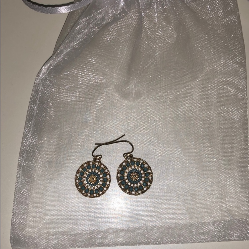 Beautiful gold earrings